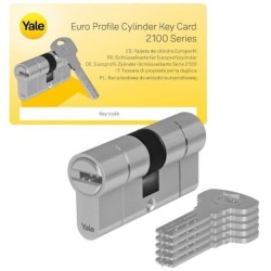 Cylindre de Serrure - YALE - YC2100 - Débrayable - 30x30 mm - 10 Goup