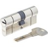 Cylindre haute sécurité YALE Série 2100 débrayable 35x35 mm nickel