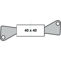 Cylindre de Serrure - YALE - YC2100 - Débrayable - 40x40 mm - 10 Goup
