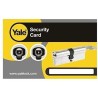 Demi-Cylindre de Serrure - YALE - YC1000+ - 30x10 mm - 6 Goupilles - 4