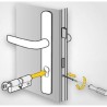 Demi-Cylindre de Serrure - YALE - YC1000+ - 30x10 mm - 6 Goupilles - 4