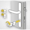 Demi-Cylindre de Serrure - YALE - YC1000+ - 30x10 mm - 6 Goupilles - 4
