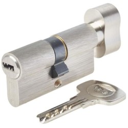 Cylindre de Serrure a Bouton - YALE - YC1000+ - 30x30 mm - 6 Goupilles