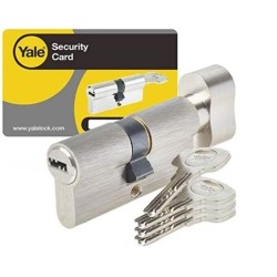 Cylindre de Serrure a Bouton - YALE - YC1000+ - 30x30 mm - 6 Goupilles