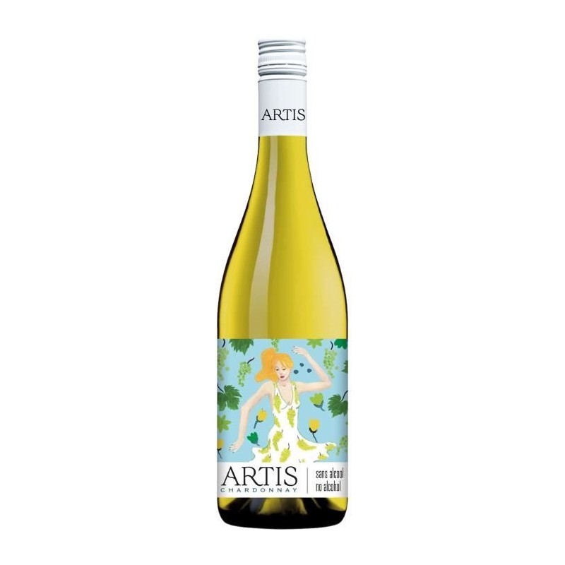 Artis Chardonnay - Boisson sans alcool a base de vin blanc - 75cl