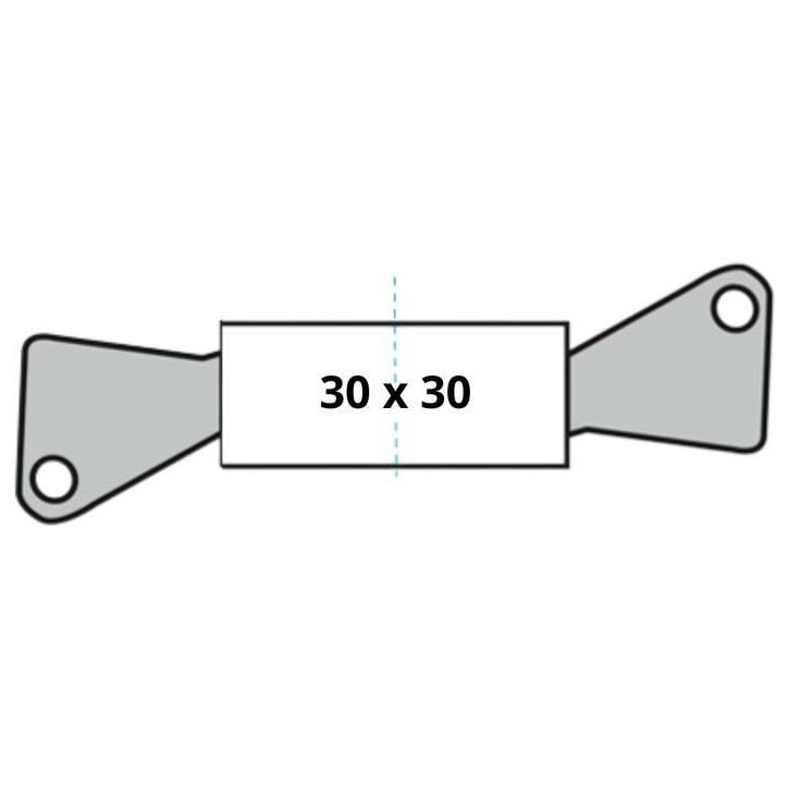 Cylindre de Serrure a Bouton - YALE - YC1000+ - 30x30 mm - 6 Goupilles - Ouverture a Bouton Intérieur - 4 Clés réversibles -