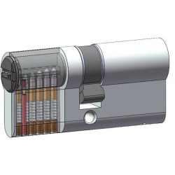 YALE - Cylindre Série 1000+ - débrayable - 40x50 mm - 6 goupilles -