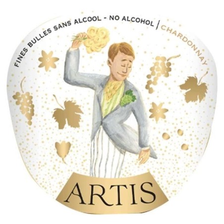 Artis Chardonnay - Fines bulles - Blanc sans alcool - 75cl