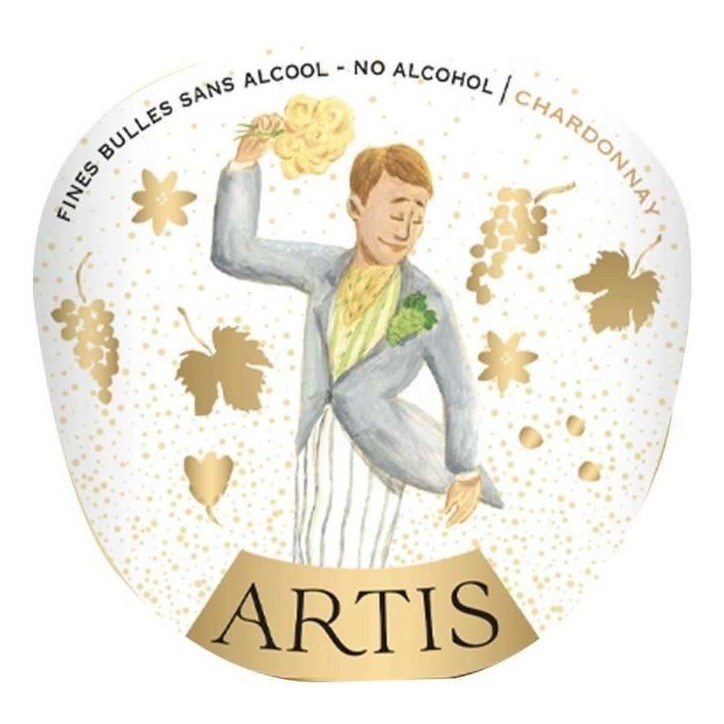 Artis Chardonnay - Fines bulles - Blanc sans alcool - 75cl