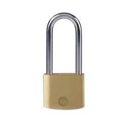 Cadenas laiton - YALE - Y110B/40/152/1 - Anse longue acier cémenté -