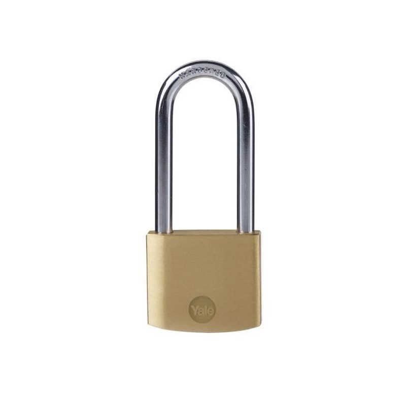 Cadenas laiton - YALE - Y110B/40/152/1 - Anse longue acier cémenté - Cadenas laiton - YALE - Y110B/40/152/1 - Anse longue acier cémenté -