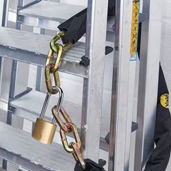 Cadenas laiton - YALE - Y110B/40/152/1 - Anse longue acier cémenté -