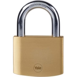 Cadenas laiton - YALE - Y110B/60/132/1 - 60 mm - Anse acier cémenté