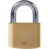 Cadenas laiton - YALE - Y110B/60/132/1 - 60 mm - Anse acier cémenté