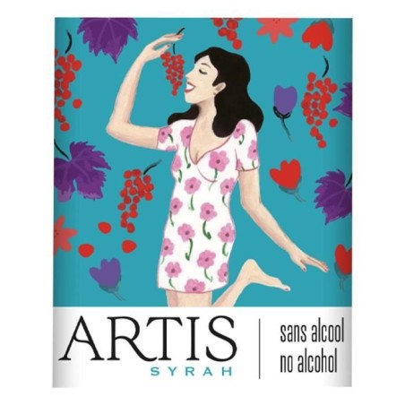 Artis Syrah - Fines bulles - Rosé sans alcool - 75cl