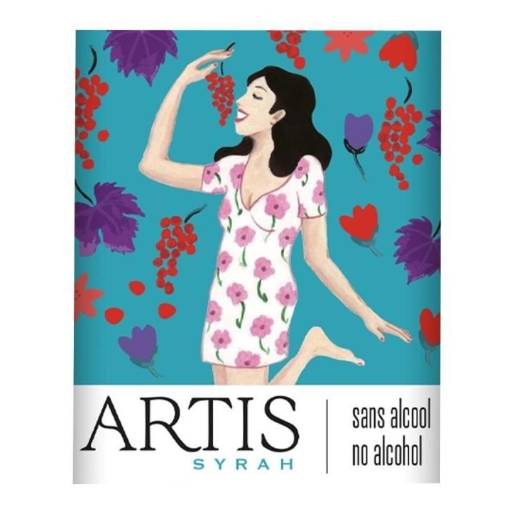 Artis Syrah - Fines bulles - Rosé sans alcool - 75cl