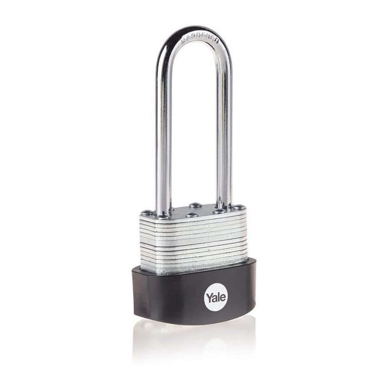 YALE -Y125B/40/163/1 - Cadenas extérieur acier laminé 40 mm - anse a YALE -Y125B/40/163/1 - Cadenas extérieur acier laminé 40 mm - anse a