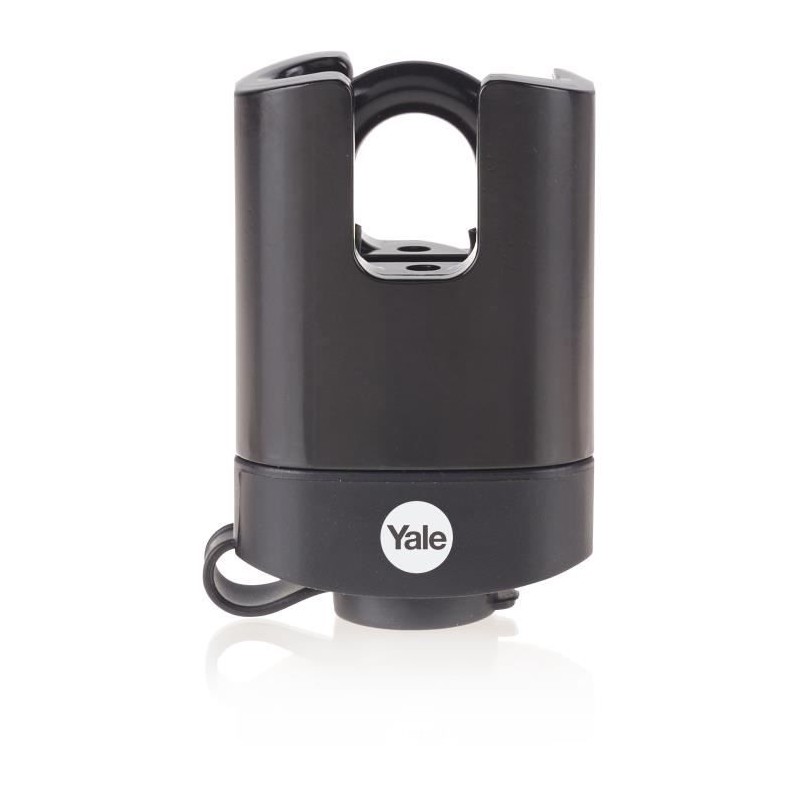 YALE Cadenas acier laminé protection thermoplastique 52 mm, anse prot YALE Cadenas acier laminé protection thermoplastique 52 mm, anse prot
