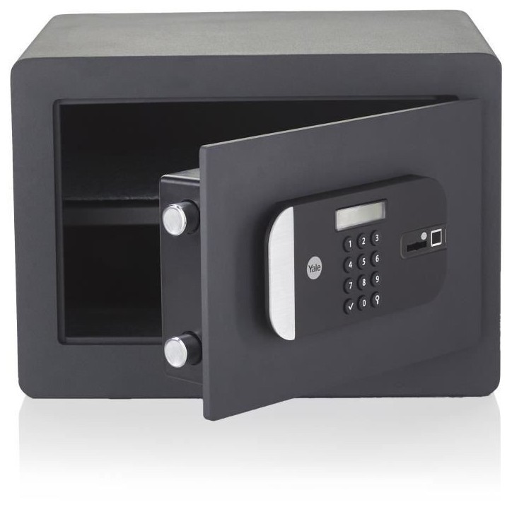 YALE -YSFM/250/EG1 - Coffre-fort haute sécurité biométrique (Certifi‚ SKG) - format domestique H.25 x l.35 x P.30 cm (18 -6