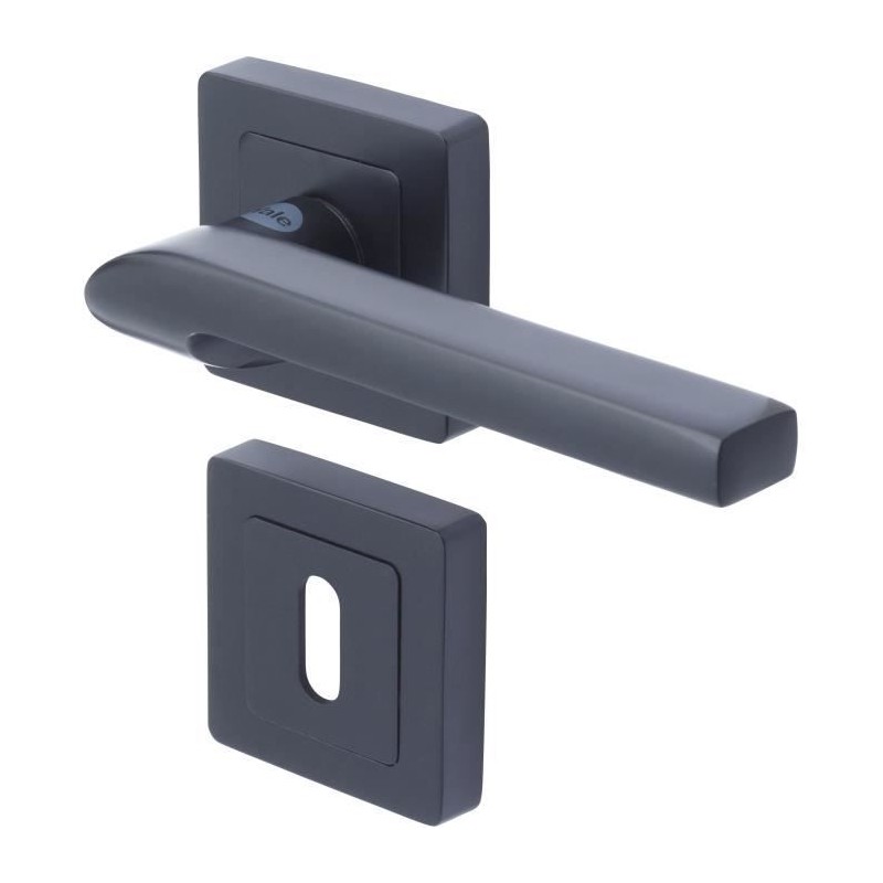 YALE - YPP7-S-PC Poignée de porte carrée de 7 noir YALE - Modele Sie YALE - YPP7-S-PC Poignée de porte carrée de 7 noir YALE - Modele Sie