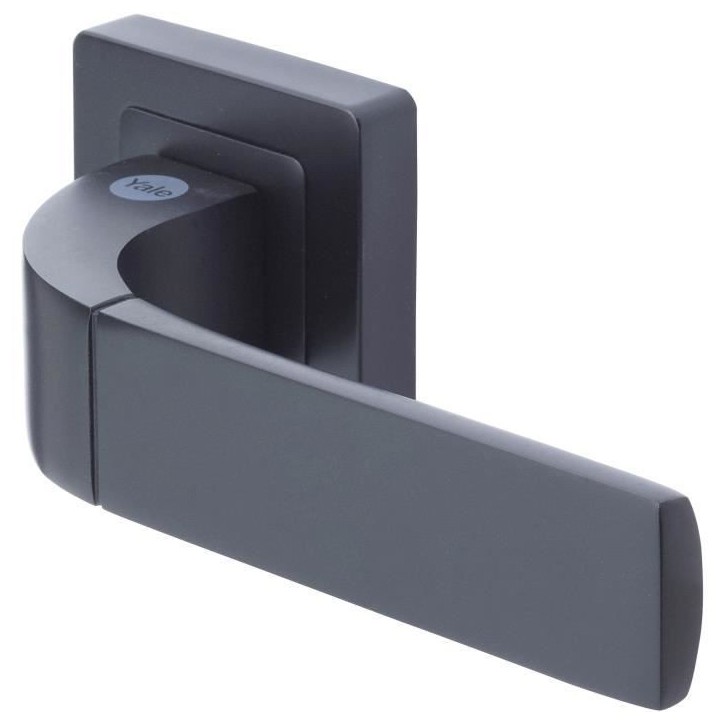 YALE - YPP7-B-PC Poignée de porte carré de 7 noir YALE - Modele Bologna - passage clé YALE - YPP7-B-PC Poignée de porte carré de 7 noir YALE - Modele Bologna - passage clé