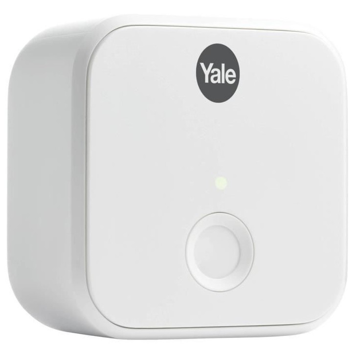 Pont WiFi pour acces a distance - YALE Connect Wi-Fi Bridge - 05/401C00/WH - Fonctionnalité Assitant Vocal - Prise 2 broches Pont WiFi pour acces a distance - YALE Connect Wi-Fi Bridge - 05/401C00/WH - Fonctionnalité Assitant Vocal - Prise 2 broches