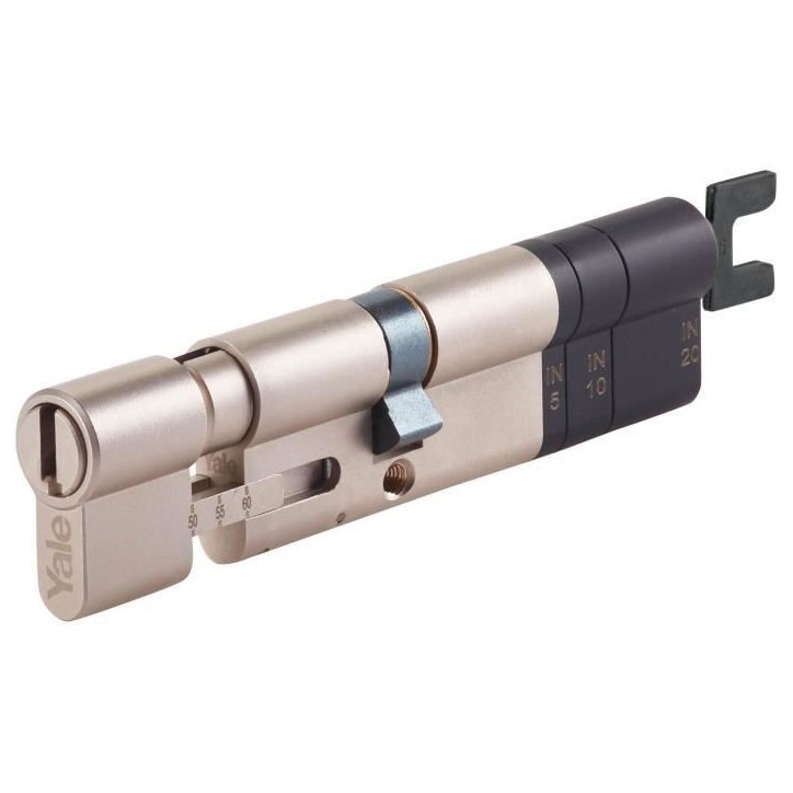 Cylindre Ajustable Linus - YALE - 05/501000/SN - Tous types de porte compatible avec la serrure connectée Linus Cylindre Ajustable Linus - YALE - 05/501000/SN - Tous types de porte compatible avec la serrure connectée Linus