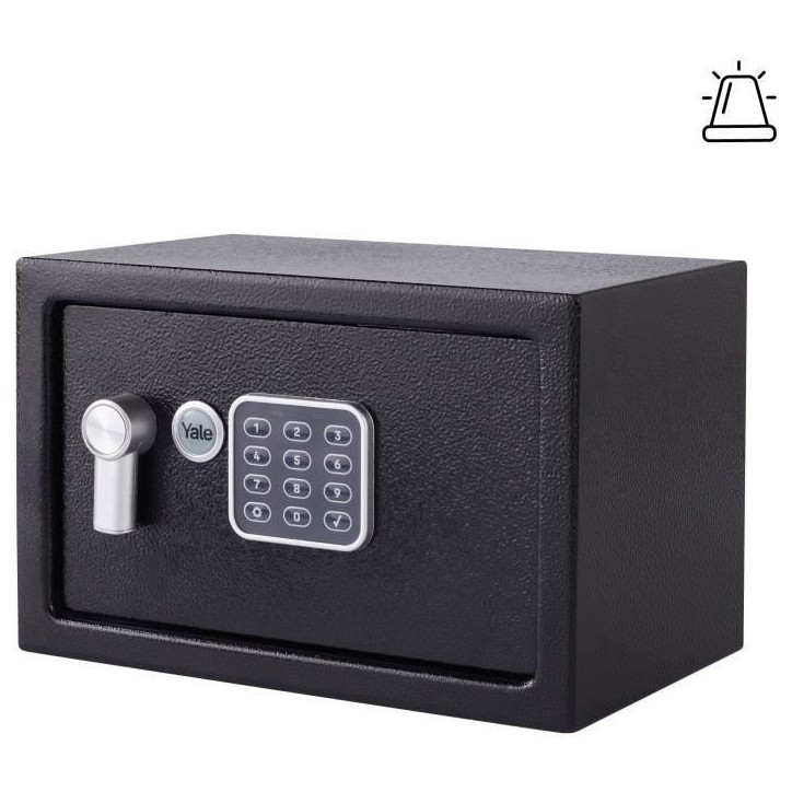 Coffre-fort Électronique a Alarme - YALE - YEC/200/DB2 - Small 8.6L - Sirene 130 dB - 20x31x20cm Coffre-fort Électronique a Alarme - YALE - YEC/200/DB2 - Small 8.6L - Sirene 130 dB - 20x31x20cm