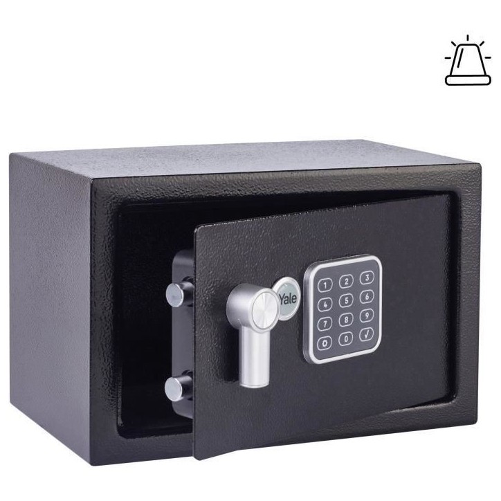 Coffre-fort Électronique a Alarme - YALE - YEC/200/DB2 - Small 8.6L - Sirene 130 dB - 20x31x20cm Coffre-fort Électronique a Alarme - YALE - YEC/200/DB2 - Small 8.6L - Sirene 130 dB - 20x31x20cm