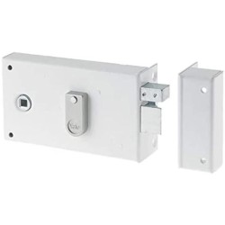Serrure en applique horizontale a fouillot - YALE - YAH37D - Blanc - 2
