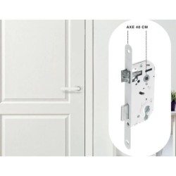 Serrure a encastrer trou de cylindre - YALE - Y50R-A40/B - axe 40 mm,