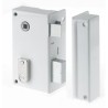 Serrure en applique verticale a fouillot Droite - YALE - YAV37D - Blan