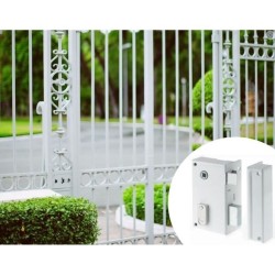 Serrure en applique verticale a fouillot Droite - YALE - YAV37D - Blan