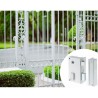 Serrure en applique verticale a fouillot Droite - YALE - YAV37D - Blan