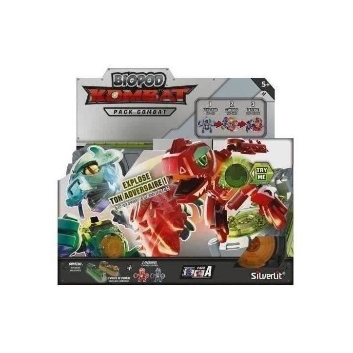 Personnage miniature - YCOO - Biopod Kombat Duo Pack édition dans sa Capsule - Effets Sonores Et Lumineux Personnage miniature - YCOO - Biopod Kombat Duo Pack édition dans sa Capsule - Effets Sonores Et Lumineux