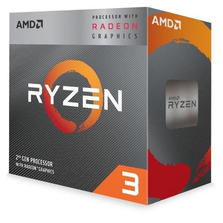 AMD Processeur Ryzen 3 3200G Wraith Stealth cooler AMD Processeur Ryzen 3 3200G Wraith Stealth cooler