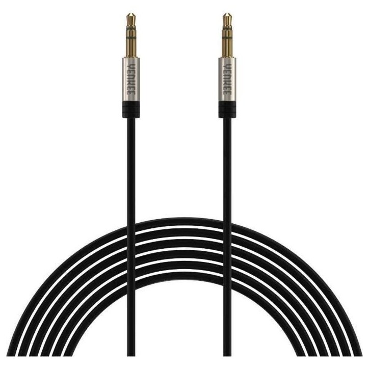 Câble Jack M/M 2 metres - YENKEE - YCA 202 BSR Câble Jack M/M 2 metres - YENKEE - YCA 202 BSR