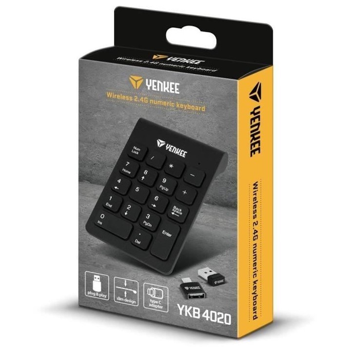Clavier numérique sans fil - YENKEE - YKB 4020 Clavier numérique sans fil - YENKEE - YKB 4020