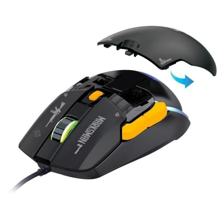 Souris gaming - MARKSMAN - YENKEE - YMS 3600BK Souris gaming - MARKSMAN - YENKEE - YMS 3600BK