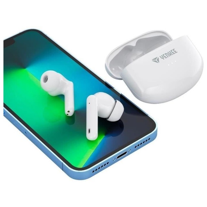 Écouteurs sans fil rechargeable - TWS HARMON - YENKEE - YHP 08BT ANC Écouteurs sans fil rechargeable - TWS HARMON - YENKEE - YHP 08BT ANC