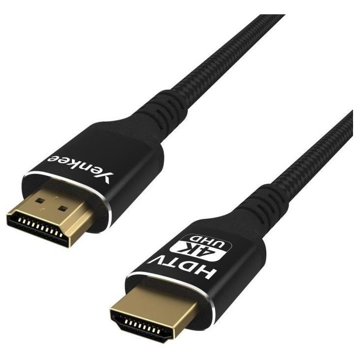 Câble HDMI-A - HDMI-A 2.0 / 4K 1.5m - YENKEE - YCH 115 Câble HDMI-A - HDMI-A 2.0 / 4K 1.5m - YENKEE - YCH 115