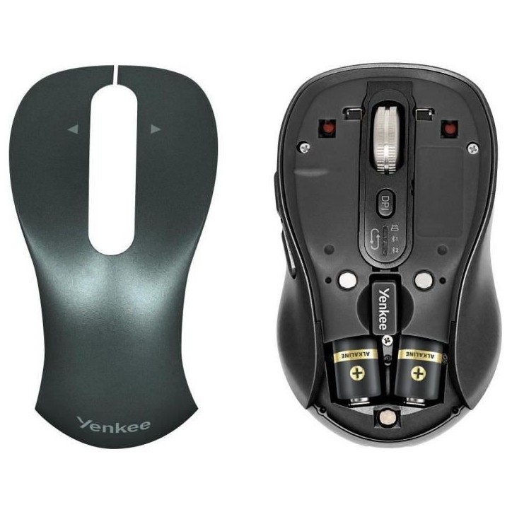 Souris sans fil rechargeable - Gyro - YENKEE - YMS 2010BK