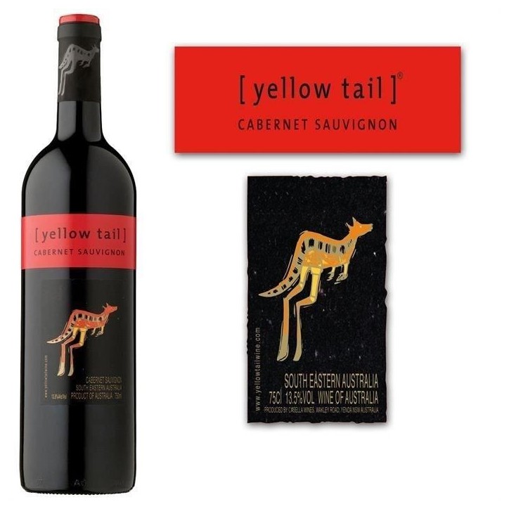 Yellow Tail Cabernet Sauvignon - Vin rouge d'Australie 2022