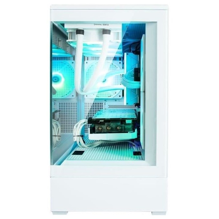 Boitier PC sans alimentation - ZALMAN P30 (Blanc) - Mini tour - Micro-ATX - 3x120mm LED A-RGB Boitier PC sans alimentation - ZALMAN P30 (Blanc) - Mini tour - Micro-ATX - 3x120mm LED A-RGB