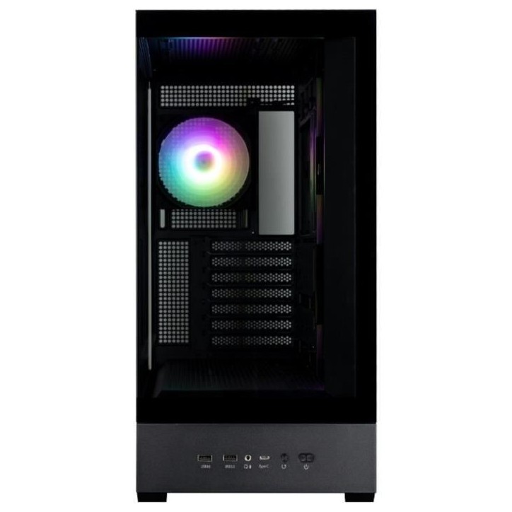 Boitier sans alimentation - ZALMAN P40 DS - Moyen tour - Format ATX - Noir