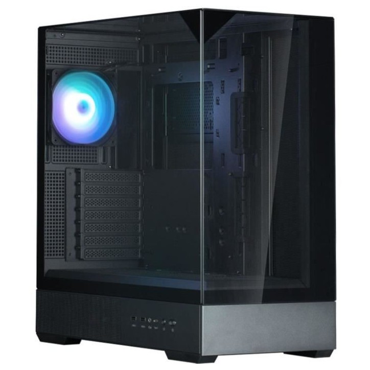 Boitier sans alimentation - ZALMAN P40 Prism Plus - Moyen tour - Format ATX - Noir