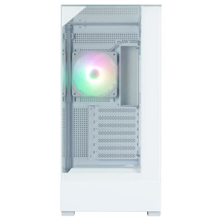 Boitier sans alimentation - ZALMAN P40 Prism Plus - Moyen tour - Format ATX - Blanc