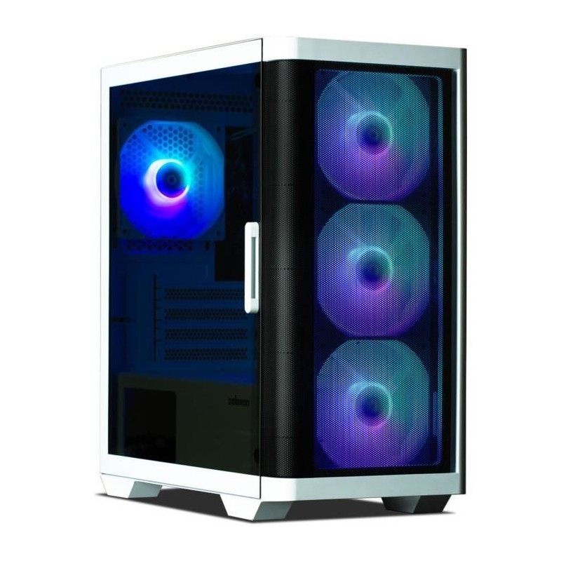 Boitier PC sans alimentation - ZALMAN M4 ARGB (Blanc) - Moyen tour - F Boitier PC sans alimentation - ZALMAN M4 ARGB (Blanc) - Moyen tour - F