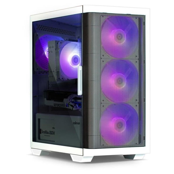 Boitier PC sans alimentation - ZALMAN M4 ARGB (Blanc) - Moyen tour - Format M-ATX Boitier PC sans alimentation - ZALMAN M4 ARGB (Blanc) - Moyen tour - Format M-ATX