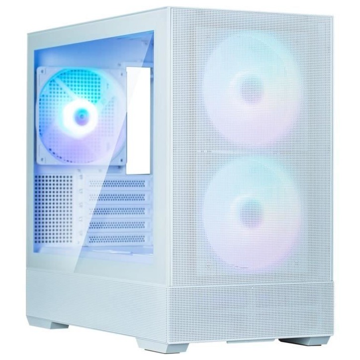 Boîtier PC Mini Tour sans alim - ZALMAN P30 AIR (Blanc) - Micro ATX/Mini-ITX - 3x140mm A-RGB - Mesh - USB-C/3.0/HD Audio
